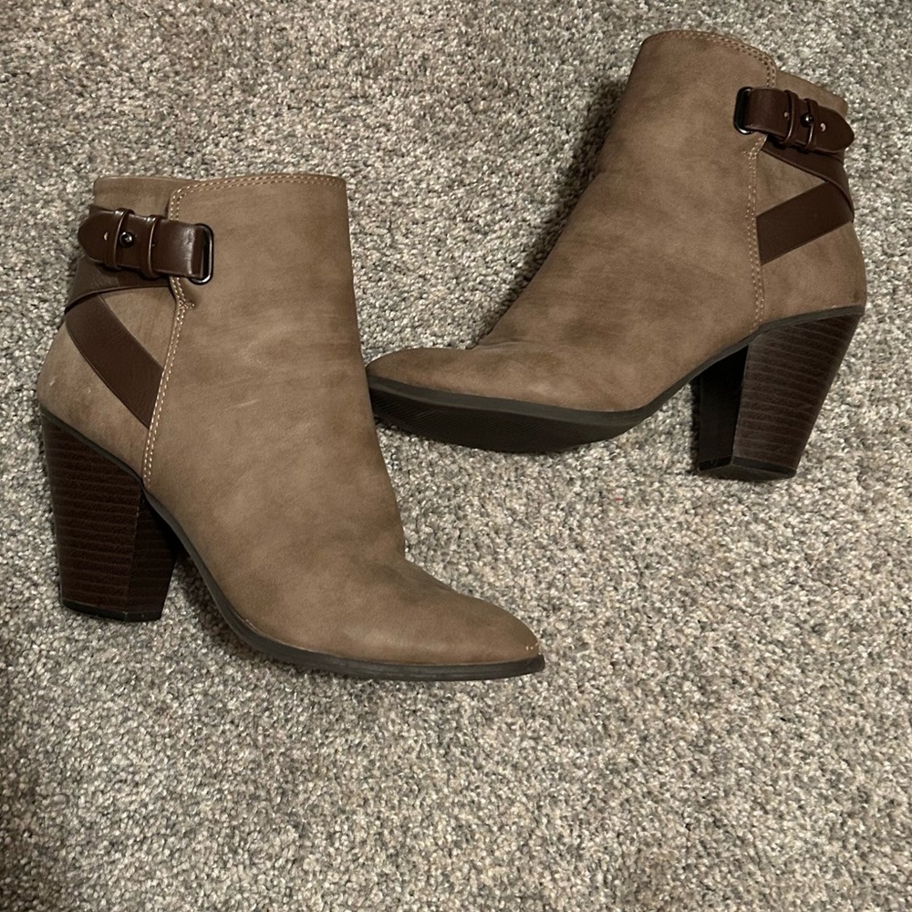 Suede Booties